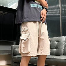 五分裤慵懒气质潮时尚潮牌潮流夏季宽松型工装裤休闲裤DK02P35，男装休闲裤，星座410-2