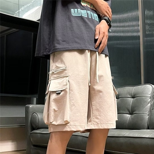 五分裤慵懒气质潮时尚潮牌潮流夏季宽松型工装裤休闲裤DK02 P35图片