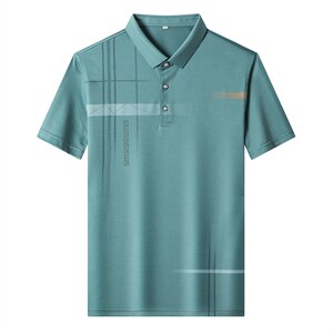 POLO衫男士短袖t恤翻领2023夏季新款潮牌休闲商务男装上衣图片