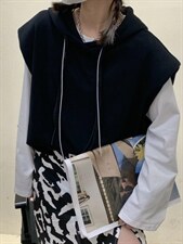 卫衣马甲百搭款，女装卫衣/绒衫，Alissa Lin
