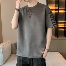 新款短袖男店主风夏季t恤休闲百搭印花圆领T恤男上衣TC3136-P35，男装T恤，星座717