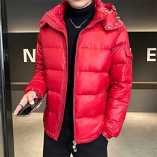 2025标同款羽绒服男女情侣直播亮面新标高品质，男装羽绒服，星座218-1（原230）