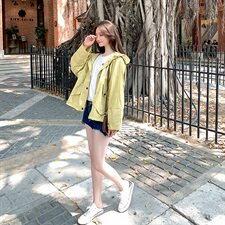 现货B271-1978-P115新款风衣外套控价168，女装风衣，浙宝271