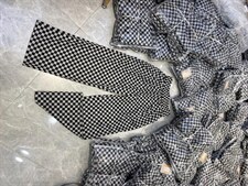 欧货格子阔腿裤，其它，浪漫E点