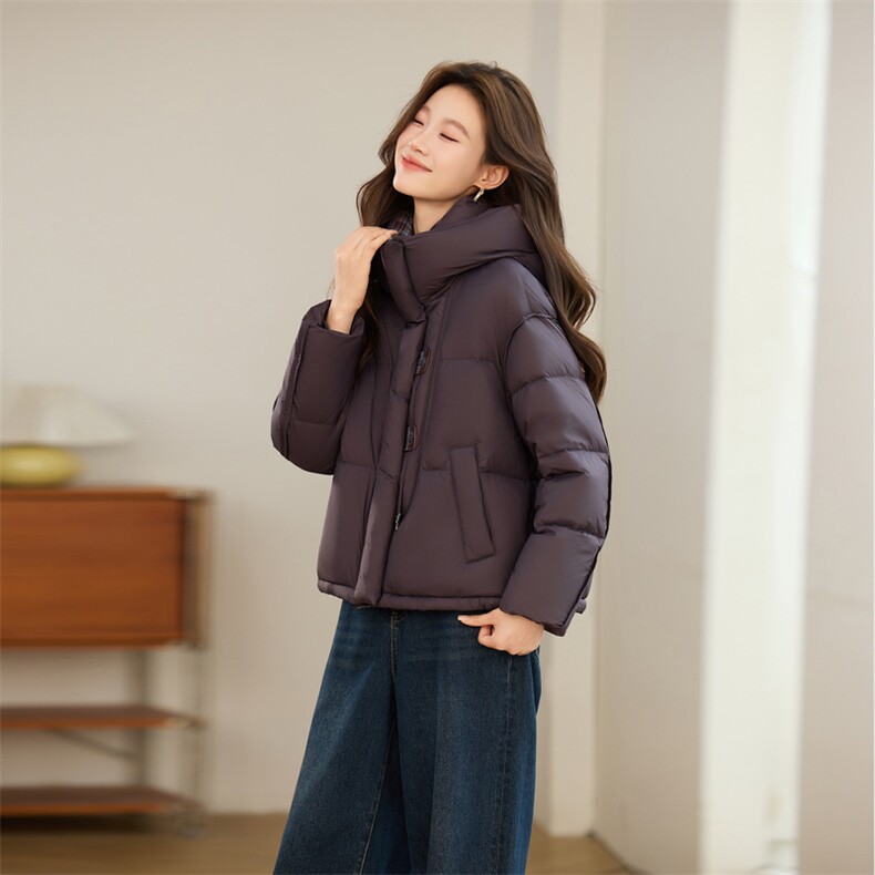 现货！！！！白鸭绒羽绒服女短，女装羽绒服，素月