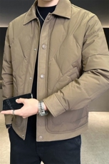 新标90白鸭绒2025年潮流时尚帅气轻薄羽绒服男YR6062-P200，男装羽绒服，电商D240-242