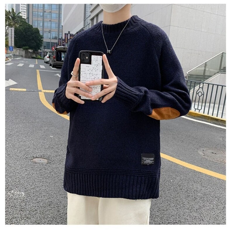 男士毛衣秋冬季宽松新款针织衫外套潮流男装打底衫MY9031P40,男装针织衫/毛衣,星座1013-5
