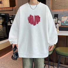 已注册港风得物直播抖音高品质重磅菠萝格圆领宽松男卫衣W2029P45，男装卫衣，电商C408(原B339-1)