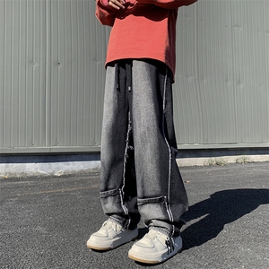 牛仔裤男美式高街vibe风直筒裤子N1620-P50图片