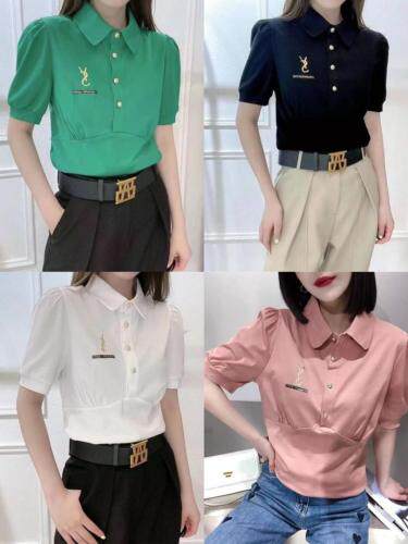 夏季新款气质T，女装，云落伊里