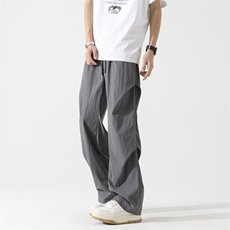 量大优供视频夏季直筒宽松阔腿男女休闲裤CK31特P28控58M-4XL，男装休闲裤，电商B325