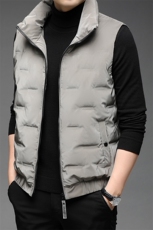 新款2023冬季商务休闲羽绒服中年男立领马甲外套男BJY08186-P125，男装羽绒服，电商B212（原钱塘6029）