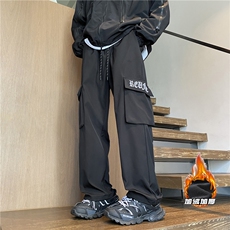 抖音品质冬季新款加绒保暖冲锋裤宽松休闲B315-K23523JR-p60控78，男装棉衣，电商B315