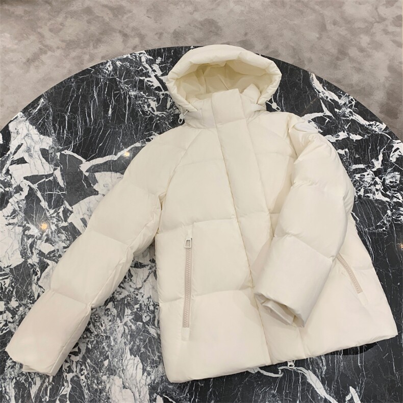 羽绒服2024新男女同装学院风加厚帅气情侣潮服连帽白鸭绒保暖外套,男装羽绒服,钱塘6003（原4033）