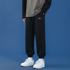 加绒2023秋冬卫裤高弹健康布聚酯纤维WK606-1-P25加绒批30，男装休闲裤，星座718-1