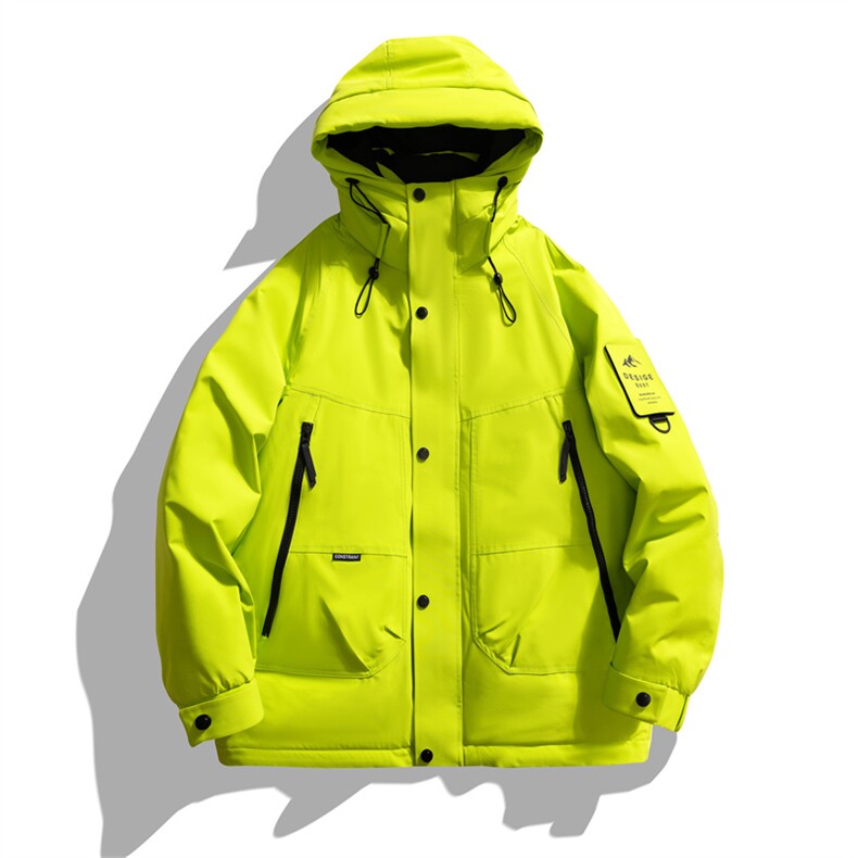 新款情侣款休闲户外90绒户外羽绒服控价279-613B-8016-P210,男装羽绒服,星座613B
