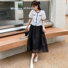 2022年夏款新品小香风套裙款号22022-P110K168，女装连衣裙，浙宝276（原081）