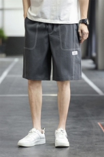 夏季新款短裤男宽松潮流港风百搭休闲五分裤运动短裤325-P20控48，男装牛仔裤，星座717