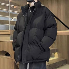 纯色棉服男保暖，男装棉衣，星座506A