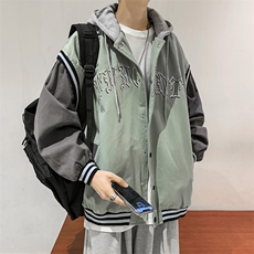 21秋季新款情侣装刺绣立领棒球服外套WT01休闲开衫潮文艺港风男，男装夹克，星座115A(原星座507）
