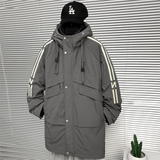 高品质工装羽绒棉潮流宽松棉衣外套XZ402-2P178控228货足MY9022，男装棉衣，星座402-2
