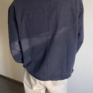 男士秋季潮牌宽松大码休闲上衣工装衬衣男外套AJK687图片