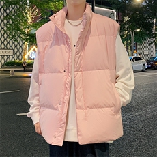 D4140-TP125控价168羽绒马甲90%鸭绒冬港风男轻薄羽绒背心外套，男装背心/马甲，电商A102-1