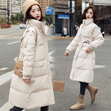 2021冬新款中长款羽绒服可收腰，女装羽绒服，VIDIXIA
