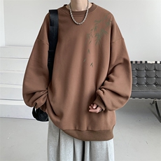 8XL圆领卫衣男超大码胖子肥佬大号长袖t恤S6382-P28，男装卫衣，电商A040