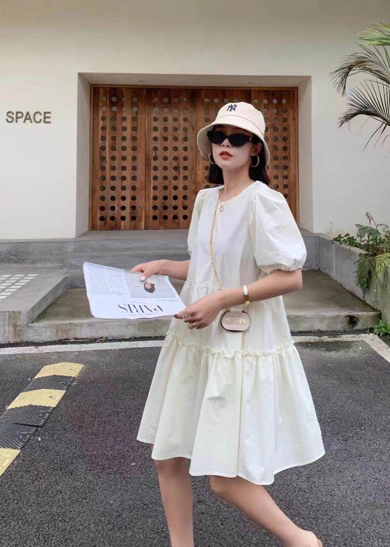 夏季新款连衣裙，女装连衣裙，果默