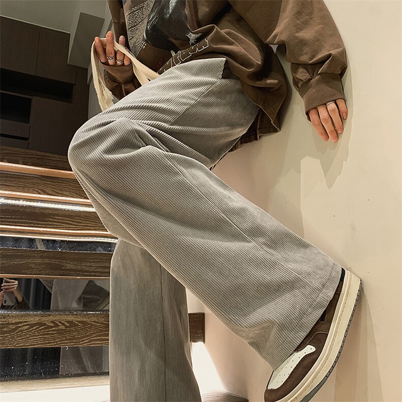 8XL-M春款特大码胖子运动裤灯芯绒卫裤男9028P45控58,男装休闲裤,电商D206-1