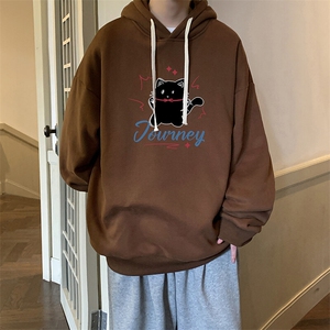 连帽卫衣男大码胖子帽衫大号运动服WY2412-P35图片