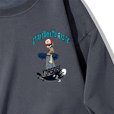 情侣装卫衣女2024秋新款宽松休闲简约长袖上衣百搭运动女装外套，女装卫衣/绒衫，初闻兮