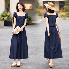 设计感半身裙套装女2025年夏季新款修身显瘦短款上衣高腰显瘦套裙，女装套装/套裙，潮流依族