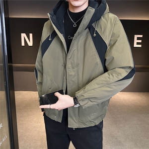 新标连帽轻奢男羽绒服现货高品质情侣保暖外套数据款Y2559-图片