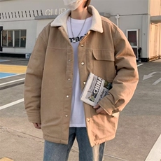 夹克男韩版潮流毛毛衣保暖高街帅气2024冬季新款ins外套W5552-P69，男装夹克，星座412-2