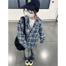 网络图现货！cleanfit格子衬衫高级设计感小众情侣衬衣RG53-P55，男装衬衫，星座1005-6