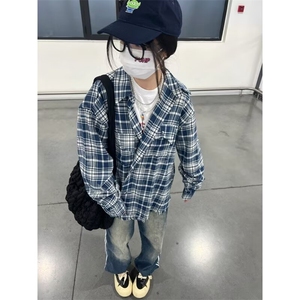 网络图现货！cleanfit格子衬衫高级设计感小众情侣衬衣RG53-P55图片