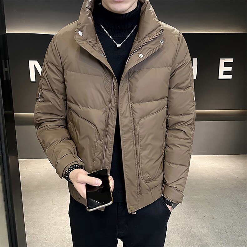 B353 3285 P175咖2024年冬季新款男士羽绒服三图片