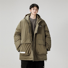 冲锋衣羽绒棉服男冬季宽松大码加厚棉衣ins潮流外套M0783-P120，男装棉衣，星座308B-2