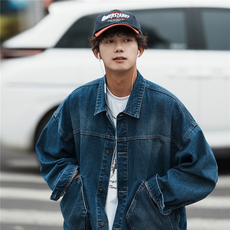 2025新款男士水洗工装大口袋牛仔潮流外套上衣N9002/P105，男装工装外套，星座202