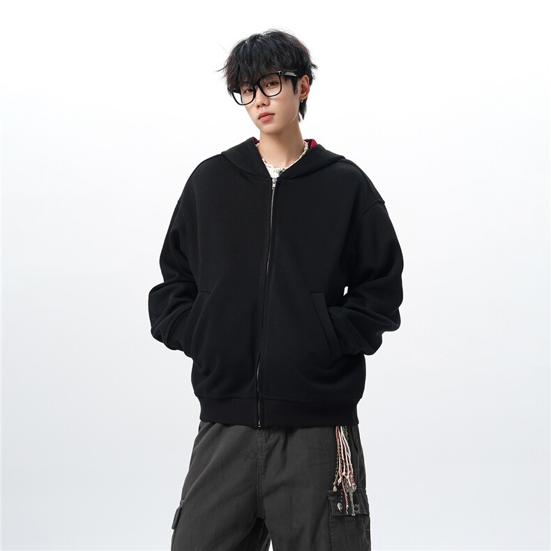 美式座山雕加绒加厚棉服男冬宽松连帽毛领棉衣外套MY18001,男装棉衣,电商B312