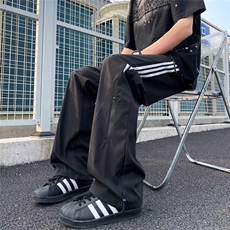 户外条纹伞兵裤男春季宽松休闲直筒冲锋裤子KX29，男装休闲裤，星座1116A-1（原606A）