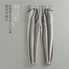 秋冬新款日系复古潮流雪尼尔束脚卫裤男欧棉绒运动裤K1057-P55，男装休闲裤，电商A082