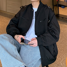 JK8115/P75春装棒球服防水外套男女美式潮牌宽松飞行员夹克，男装夹克，电商A141