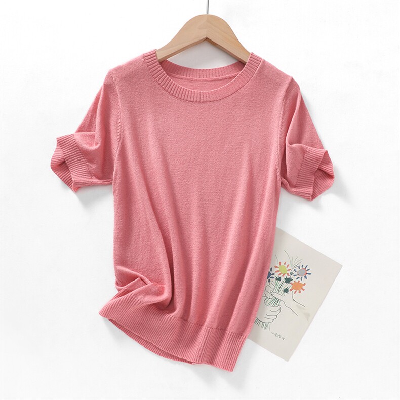 2025春夏新款百搭气质糖果色短袖男女通用，童装T恤，总能电商供货