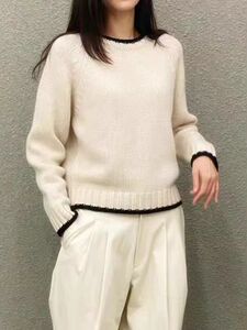 毛衣女洋气羊毛衫秋冬季宽松纯色简约时尚打底衫图片