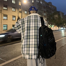冬季小香风格子棉衣羊羔毛棉服男加绒加厚保暖外套M2311-P100，男装棉衣，星座1213