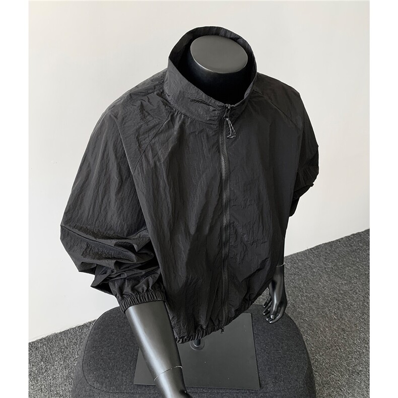 迷彩尼龙防晒衣外套男夏季薄款速干防晒夹克D428黑白P55迷彩P65，男装防晒衣，电商A335-1（原A458）