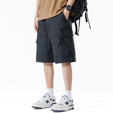 夏季新款重磅工装水洗五分短裤潮流休闲裤A436-5273-P6088，男装牛仔裤，电商A436